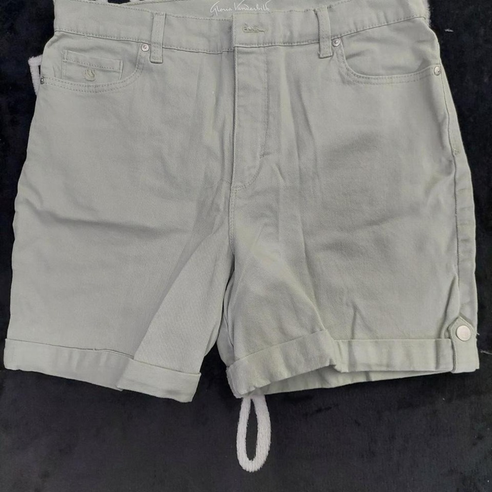 Gloria Vanderbilt light green shorts 14